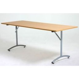 Fällbart bord Arik 1800x700 mm, alulack/bok