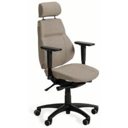 Kontorsstol Sverigestolen 818, tyg Capture, beige