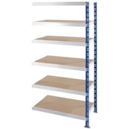 Lagerhylla Jolene, hyllplan spånskivor, HxBxD 1976 x 1025 x 400 mm, ut