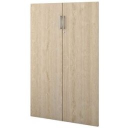 Dörrpar till Bokhylla Benna, BxDxH 806x18x1231 mm, ek, täcker 3 fack