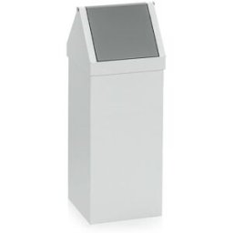 Soptunna med vipplock, dubbelsidig, volym 50 liter