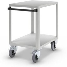 Rullvagn Adrian, lastyta LxB 750 x 550 mm, silver RAL 9006