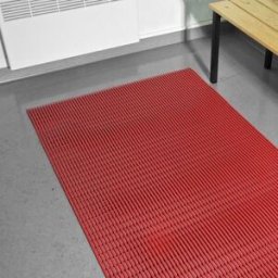 Våtrumsmatta Safe Hero, B 600 mm, röd, per löpmeter