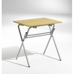 Utbildningsbord Examen 700x600 mm, ek/silver