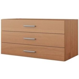 Lådinsats till Bokhylla Benna, BxDxH 772x384x392 mm, bok, 3 lådor