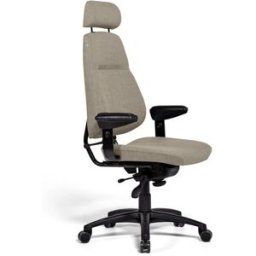 Kontorsstol Sverigestolen 814XL, tyg Capture, beige