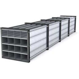 Fackhylla Victor, HxBxD 1000 x 1000 x 6000 mm, 16 tråg, 4 x 4 fack