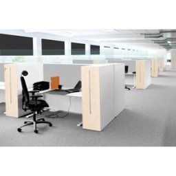 Kontorsskärm Silence Nordic Screen 1720x1800 mm, tyg/tyg