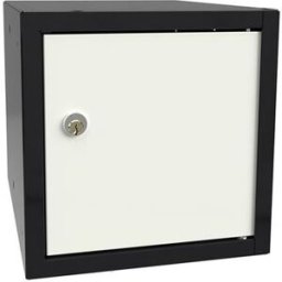 Värdefackskåp Sonesson Medium, BxDxH 270x350x270 mm, vit/svart