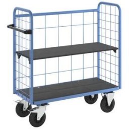 Postbur 500 kg Noor, med gallerväggar, på 3 sidor, längd 1220 mm, inkl