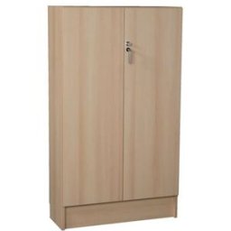 Förvaringsskåp Alvesta med dubbeldörr, 1390x1000x470 mm, bok