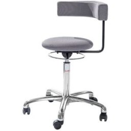 Ergonomisk Åkstol Saturn, grå, tyg