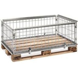 Pallram med nät Unnan, LxBxH 1200x800x400 mm