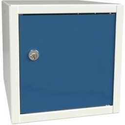 Värdefackskåp Sonesson Medium, BxDxH 270x350x270 mm, blå/vit