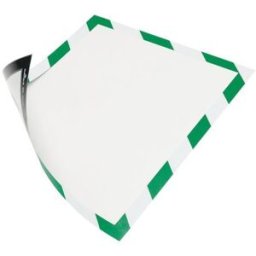 Inforam Duraframe Security, magnetisk A4, grön/vit. 5 st/fp