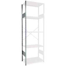 Lagerhylla Hyllgavelstege, öppen, DxH 600x3000, galv