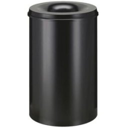 Brandsäker Soptunna, 110 l, H 710 mm, svart