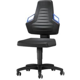 Arbetsstol Bimos Nexxit, med handtag, med hjul, PU-skum