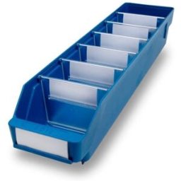 Lagerlåda Stemo 500x120x95 mm, 30-pack, blå