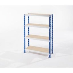 Lagerhylla Jolene, hyllplan spånskivor, HxBxD 1508 x 1050 x 400 mm, gr