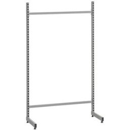 Enkelställ Lodur, grund, HxB 2000x925 mm, kapacitet 100 kg
