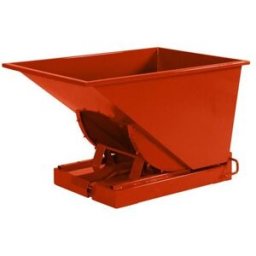 Tippcontainer Argos 300 L, LxBxH 1235x840x750 mm, röd
