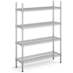 Gallerhylla Joel, belastning per hyllplan 250 kg, BxD 910 x 360 mm, gr