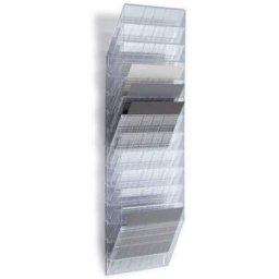 Blankettfack Flexiboxx 12-fack, liggande A4. Transparant