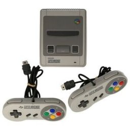 Super Nintendo Classic Mini grå 2 Controller