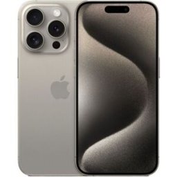 Apple iPhone 15 Pro 256 GB Dual-SIM (eSIM, Nano-SIM) naturligt titan