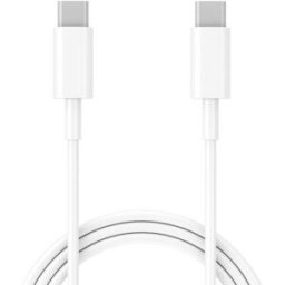 Snabbladdningskabel 100W, 2m (USB-C till USB-C) vit