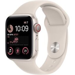 Apple Watch SE 40 mm (2022) GPS + Cellular Stjärnglans Sportband Stjärnglans S/M + M/L