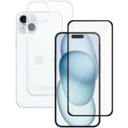 Transparent mobilskal & skärmskydd PanzerGlass™ iPhone 15 Plus