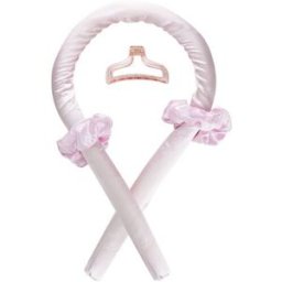 Italian Design Hårlockspannband utan värme rosa
