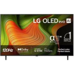 LG OLED77B56LA 4K AI Smart TV 2025 Svart