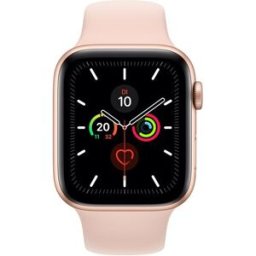 Apple Watch Series 5 (2019) 44 mm Aluminum GPS guld Sportband rosa