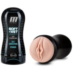 M For Men Pussy with Pleasure Orbs - Self Lubricating