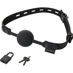 Sportsheets Sincerely Locking Lace Silicone Ball Gag
