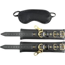 Sportsheets - Cuffs and Blindfold Set Special Edition