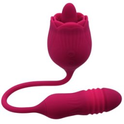 Evolved - Wild Rose Tong Vibrator - Red