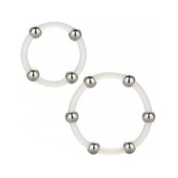 CalExotics Beaded Silicone Ring Set