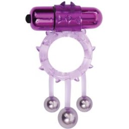 Adam and Eve A&E Triple Ball Bangin Vibrating Ring