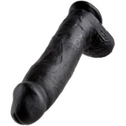 Pipedream King Cock Cock 12 Inch W/ Balls Black