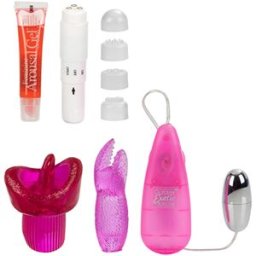 CalExotics Hennes Klitoris Massage Utrustning - Klitoris Massage Set