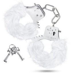 Temptasia - Plush Fur Cuffs - White