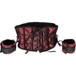 Scandal by CalExotics Scandal Corset With Cuffs