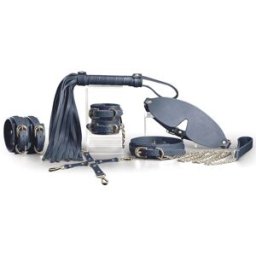 NS Novelties Bondage Couture 6 Piece Kit Blue