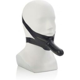 CalExotics Accomodator Face Strap On Svart