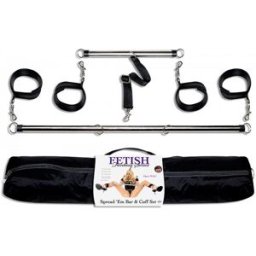 Fetish Fantasy FF Spread Em Bar & CuFF Set