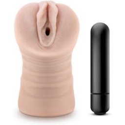 M For Men Rain Masturbator With Bullet Vibrator - Vagina